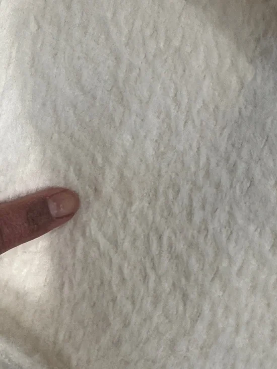 Cozy Cream Wrap Belted Jacket sz M - Picture 3 of 4